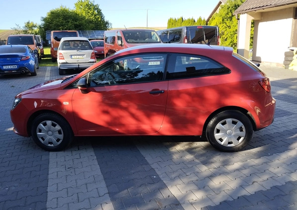 Seat Ibiza cena 26900 przebieg: 73042, rok produkcji 2014 z Gąbin małe 191